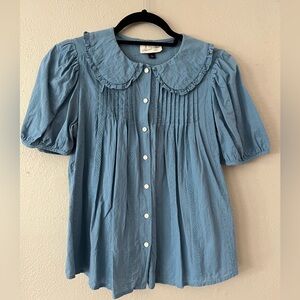 Universal Thread (Target) blouse with Peter Pan collar